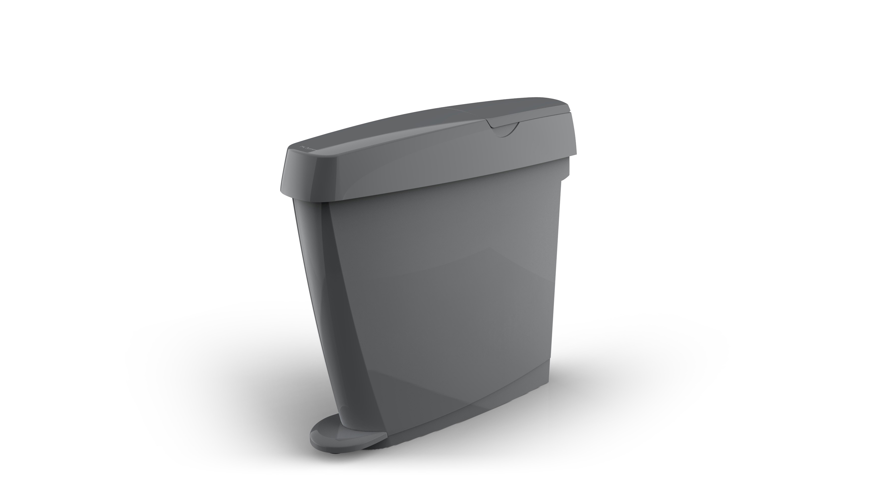 20 Litre Grey Feminine Hygiene Bin - P+L Systems Feminine Hygiene Bins & Accessories