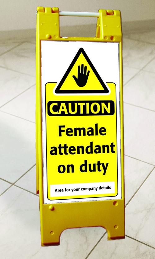 Female Attendent on duty - Mileta Cleaning Accessories