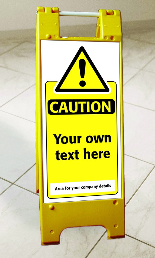 Your own text floor stand - Mileta Cleaning Accessories