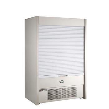 Foster Slim 1200 Multideck with Lockable Roller Shutter. Exceptional capacity, small footprint. - Foster Multideck Units