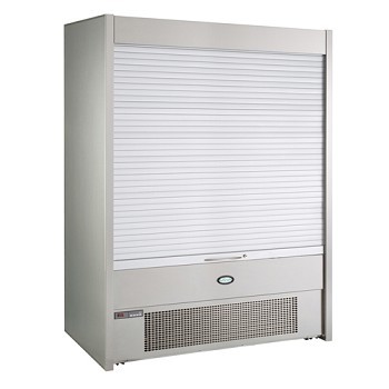 Foster Slim 1500 Multideck with Lockable Roller Shutter. Exceptional capacity, small footprint. - Foster Multideck Units