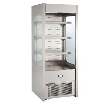 Foster Slim 700 Multideck with Nightblind and glass end panels. Exceptional capacity, small footprint. - Foster Multideck Units