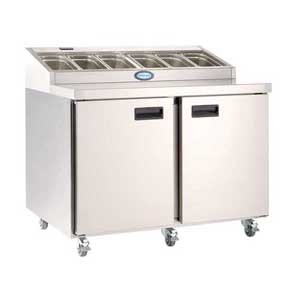 FPS2HR Refrigerated Prep Counter - Foster Pizza & Salad Prep