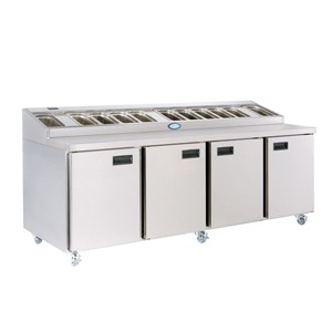 FPS4HR Refrigerated Prep Counter - Foster Pizza & Salad Prep