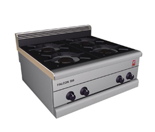 G350/5 Four Burner Boiling Top - Falcon Gas