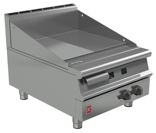 G3641R Half-ribbed Griddle - Falcon Gas