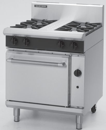 Blue Seal 750mm Gas Cooktop Oven Range - Blue Seal Gas