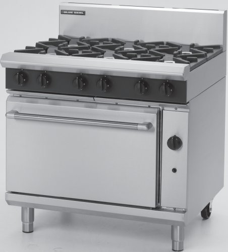 Blue Seal 900mm Gas Cooktop Oven Range - Blue Seal Gas
