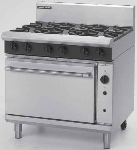 Blue Seal 900mm Gas Cooktop Oven Range - Blue Seal Gas