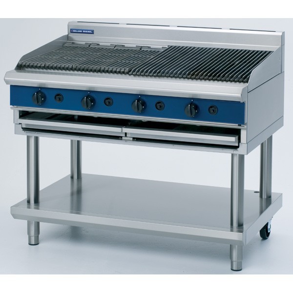 Blue Seal 1200mm Gas Chargrill - Leg Stand - Blue Seal Gas