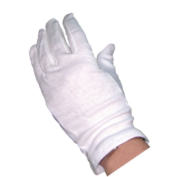 White Cotton Gloves (10 Pairs) - Nevilles Disposables
