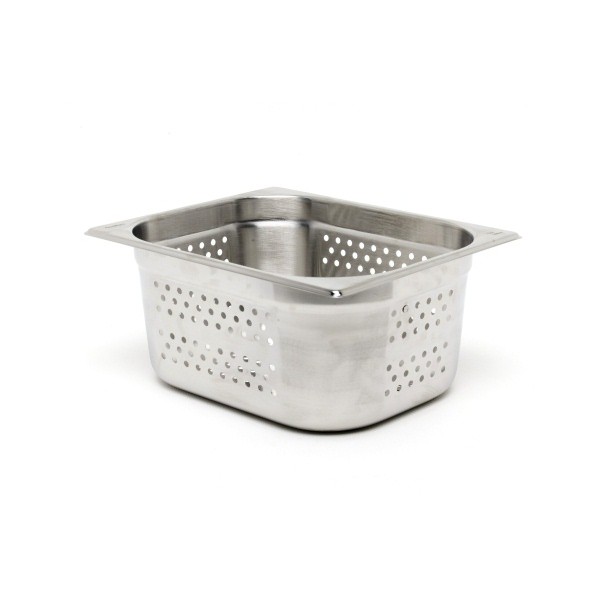 Perforated Stainless Steel Gastronorm Pan Full Size - 65mm Deep - Nevilles Stainless Steel Containers
