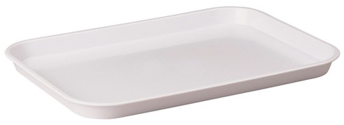 Plastic Display Tray : 13 3/4" x 9 3/4" x 1 / 350mm x 250mm x 25mm. - Samuel Groves Catering Trays