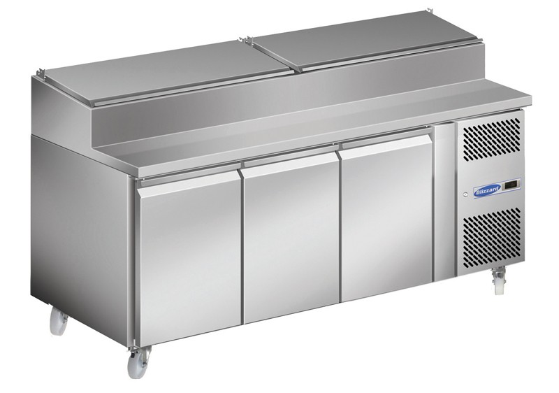 Blizzard Refrigerated Prep Counters - Blizzard Pizza & Salad Prep