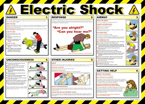 Electric shock poster. - Mileta Signage