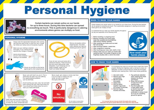 Personal hygiene poster. - Mileta Signage