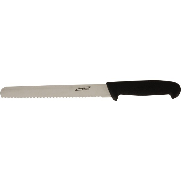 Genware 8" Bread Knife (Serrated) - Nevilles Preparation Knives