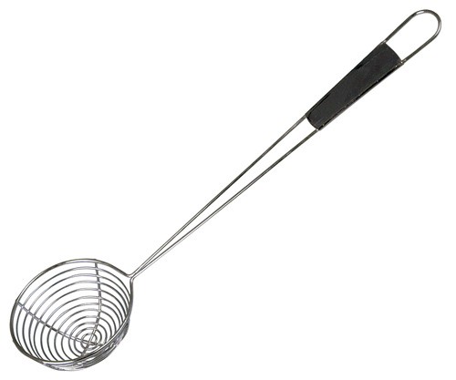 Stainless Steel Vegetable Ladle : 3 1/2" Dia. / 90mm Dia. - Samuel Groves Serving Utensils