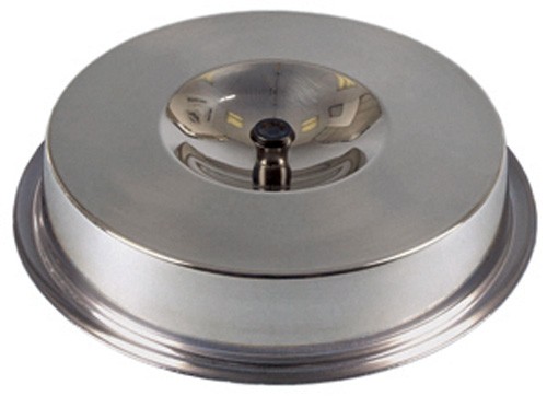 Stainless Steel Plate cover : 8" x 1 1/2 / 203mm x 40mm . - Samuel Groves Plate Covers & Cloche