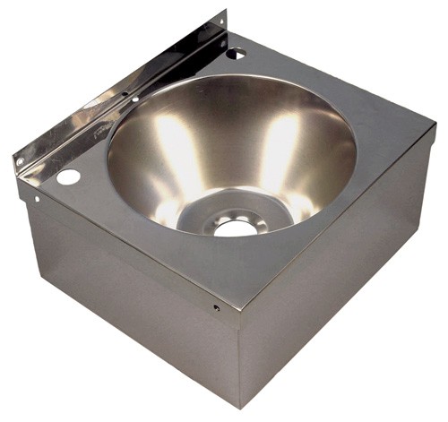 "A" Model Hand Bowl / with skirt and parts : 12" x 10 1/2" x 4 / 305mm x 265mm x 110mm . - Samuel Groves Hand Wash Basins