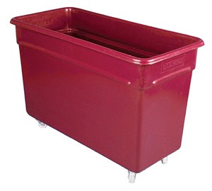 Bottle Trolley / Maroon : 36" x 15" x 24 / 915 x 381 x 610mm . - Samuel Groves Bottle Bins