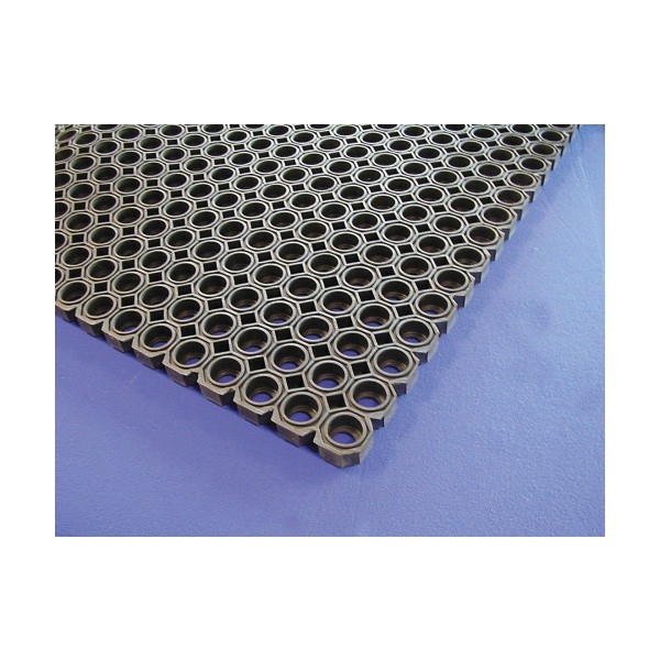 Black Rubber Kitchen Matt 1000 x 1500mm x 23mm - Nevilles Mats & Flooring