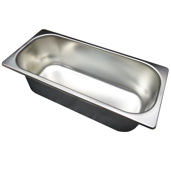 5 Litre stainless steel Napoli Pan (each) - Mondial Ice Cream Accessories