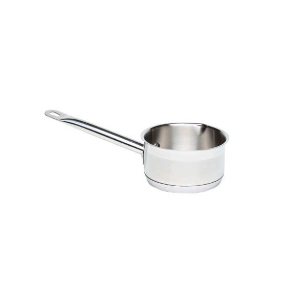 Genwaremilkpan with a Pouring Lips 1 Ltr. 14cm Dia. 8cm High - Nevilles Aluminum Pots & Pans