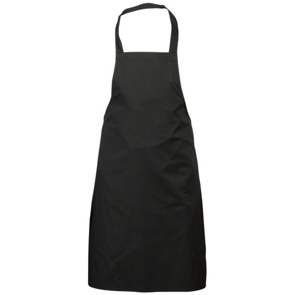 Black Bib Apron 70cm x 90cm - Nevilles Aprons