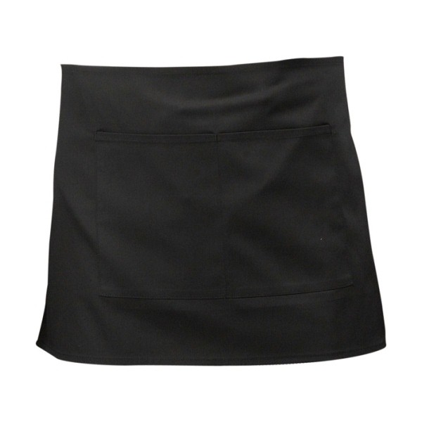 Black Short Apron 70cm x 37cm - Nevilles Aprons