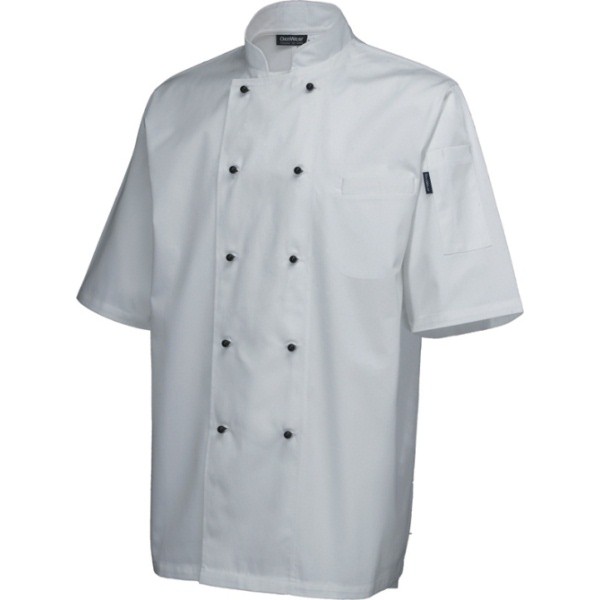 Superior Jacket (Short Sleeve)White x l Size - Nevilles NEW Catering Equipment