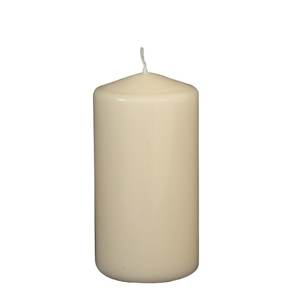 Pillar Candle 15cm H x 8cm Dia. Ivory - Nevilles Candles