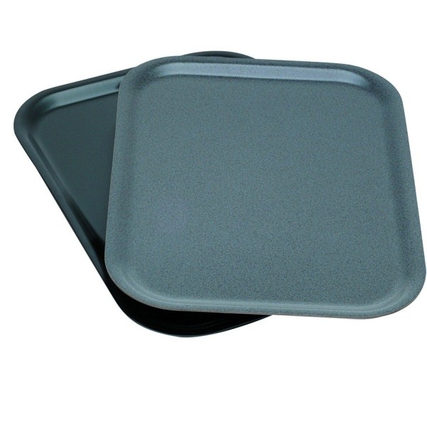 Laminated Wood Tray 46 x 34cm - Dark Granite - Nevilles Catering Trays