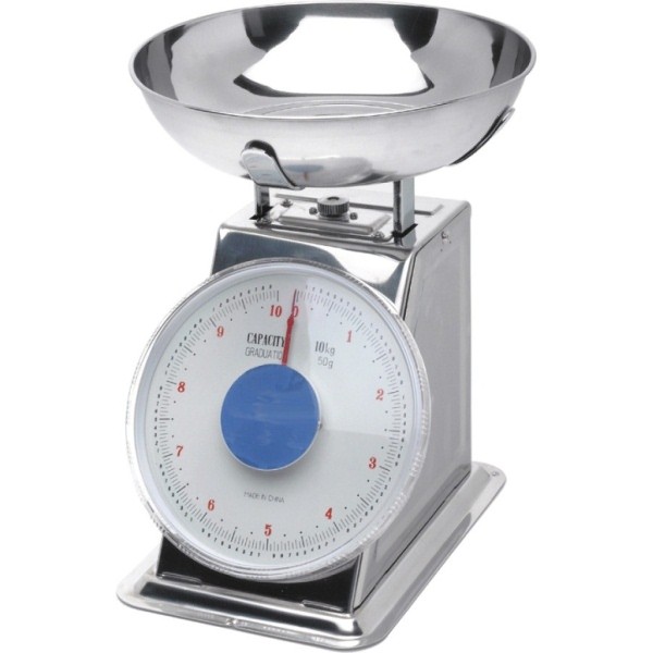 Stainless Steel Scales Limit 5Kg Graduated In 20G - Nevilles Kitchen Sundries