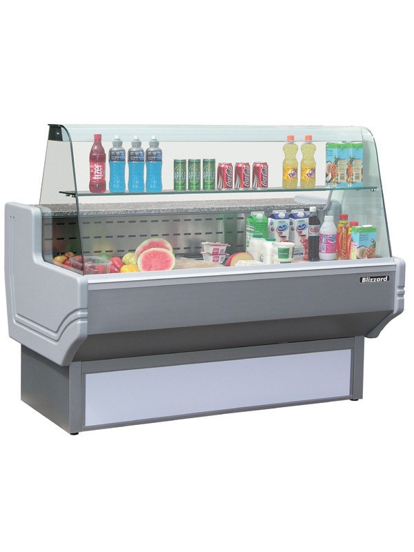 Blizzard Serve Over Display Counter with Under Storage - Blizzard Serve Over counters