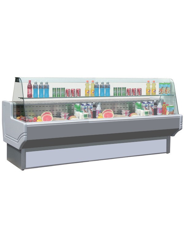 Blizzard Serve Over Display Counter with Under Storage - Blizzard Serve Over counters
