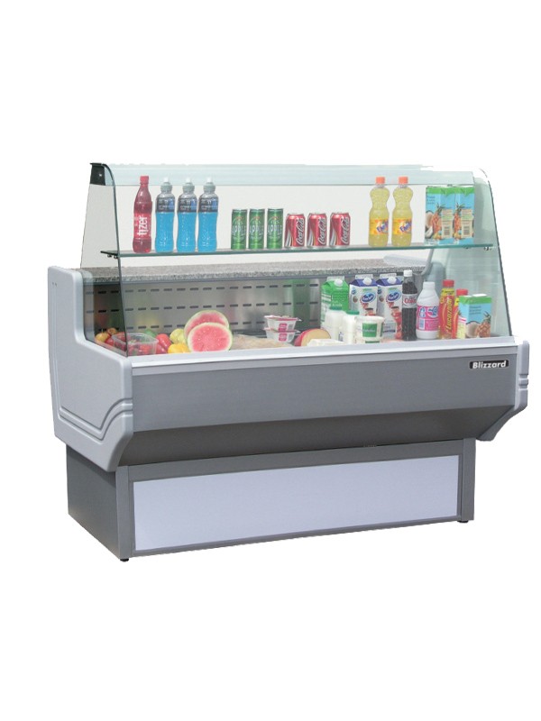 Blizzard Serve Over Display Counter with Under Storage - Blizzard Serve Over counters
