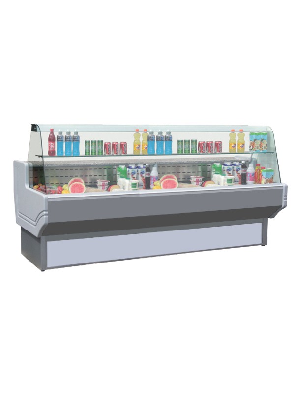 Blizzard Serve Over Display Counter with Under Storage - Blizzard Serve Over counters