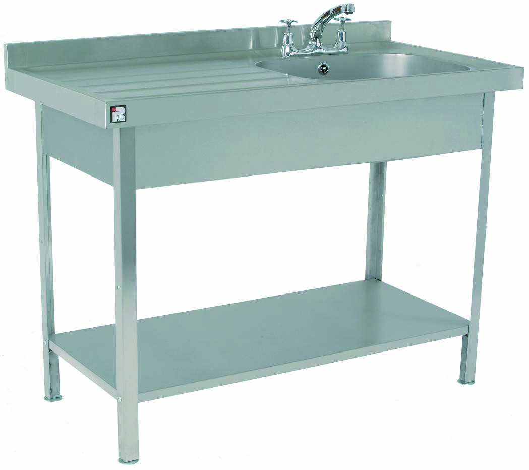 Single Bowl Single Drainer (right) - Parry Single Sink Units