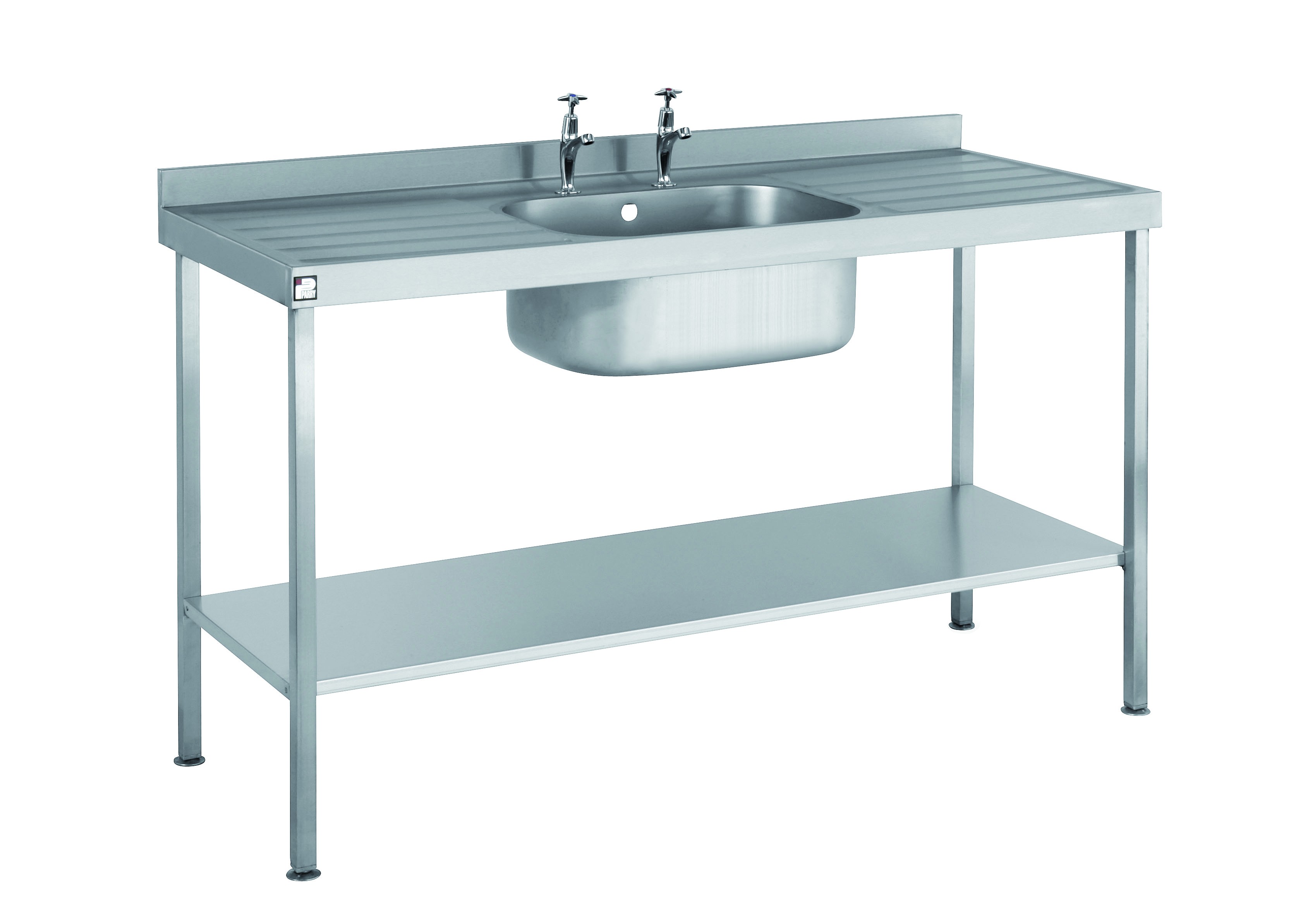 Single Bowl Double Drainer  - Parry Single Sink Units