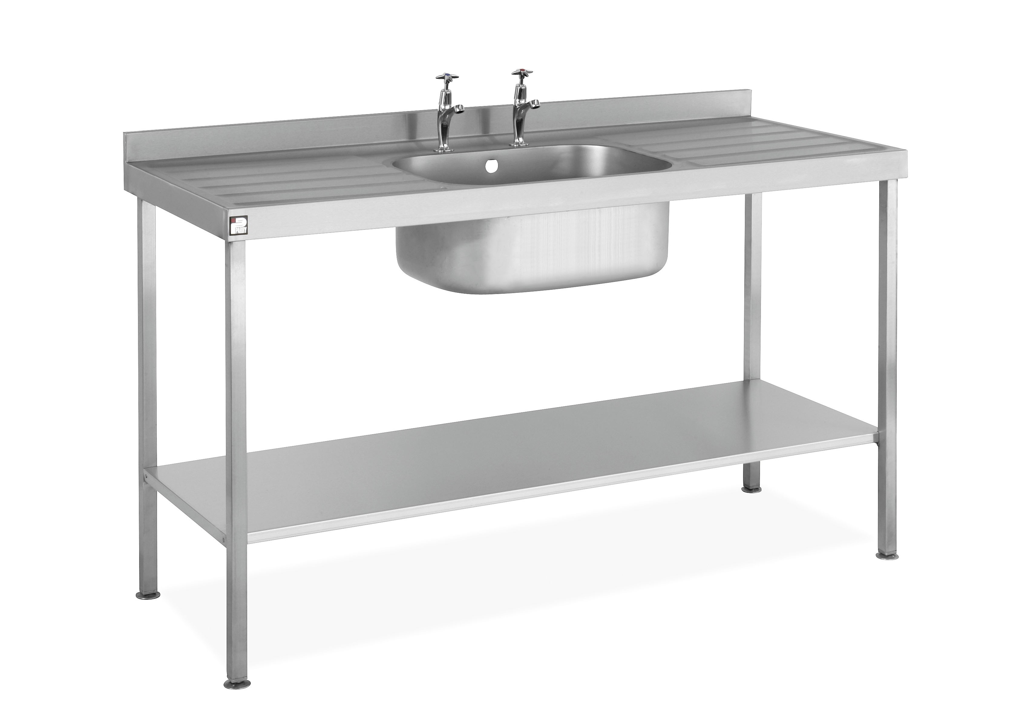 Single Bowl Double Drainer  - Parry Single Sink Units