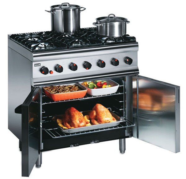 Silverlink 600 - 6 Burner Range - Lincat Gas
