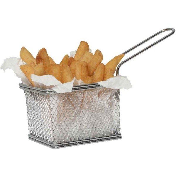 Serving Fry Basket 12.5 x 10 x 8.5cm - Nevilles Serving Dishes