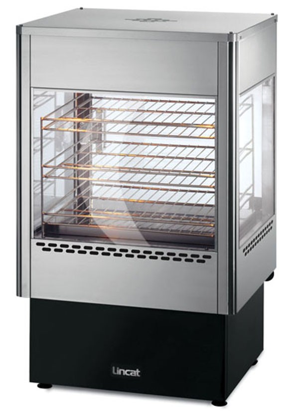 Upright Heated Merchandiser with Oven - Lincat Heated Display