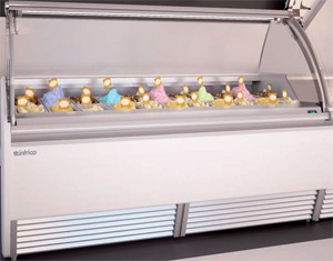 Infrico Aries Ice Cream Serve Over - Infrico Ice Cream Display