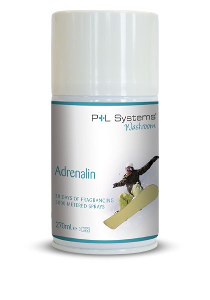 270ml Adrenalin - P+L Systems Aerosol Fragrances (Various Scents)