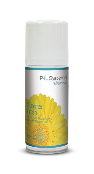 100ml Summer Fresh - P+L Systems Aerosol Fragrances (Various Scents)