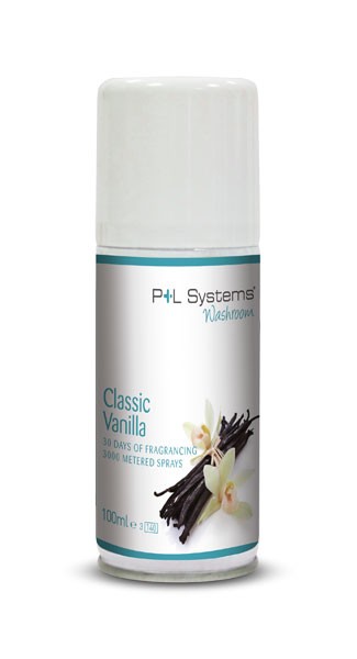 100ml Classic Vanilla - P+L Systems Aerosol Fragrances (Various Scents)