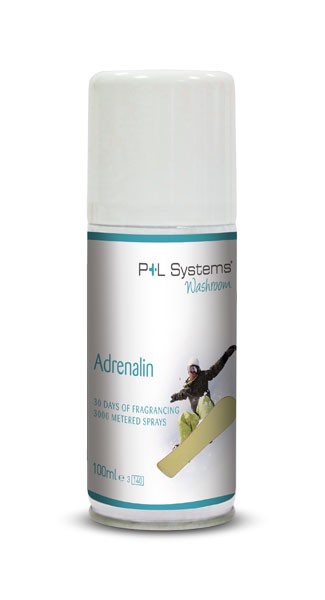 100ml Adrenalin - P+L Systems Aerosol Fragrances (Various Scents)
