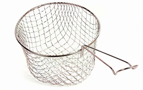 Tin Plate Chip basket : 7" Dia. / 178mm Dia. - Samuel Groves Chips